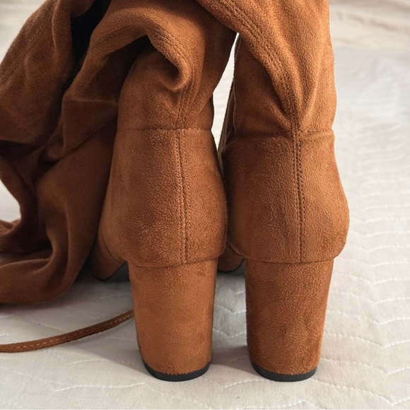 Vepose Thigh High Over The Knee Boots Suede Long Boot With Inner Zipper Size 7 - Picture 8 of 11